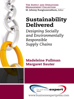 cover image of Sustainability Delivered